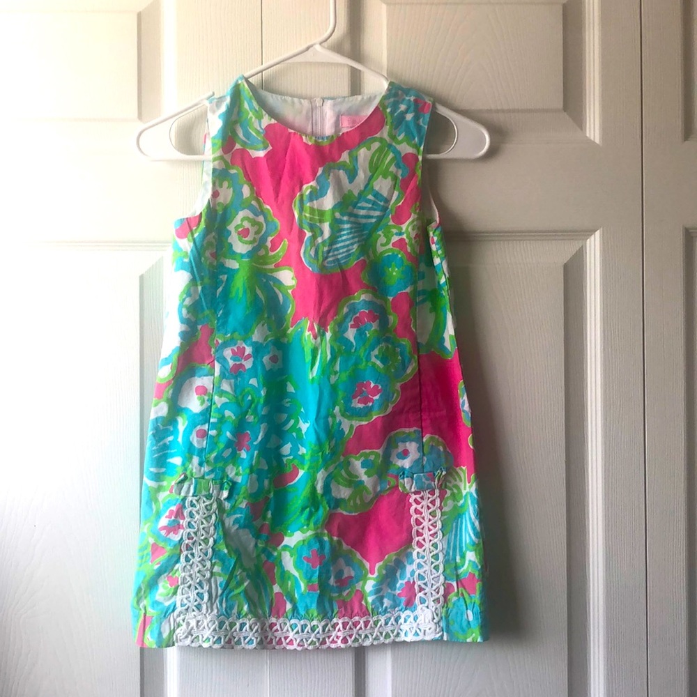 Lilly Pulitzer Girls Sleeveless Dress Sz 8
